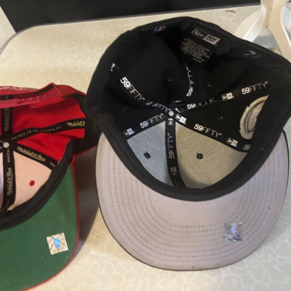 Vintage Houston Rockets Hat Duo Mitchell Ness A Must Have! - Picture 10 of 10